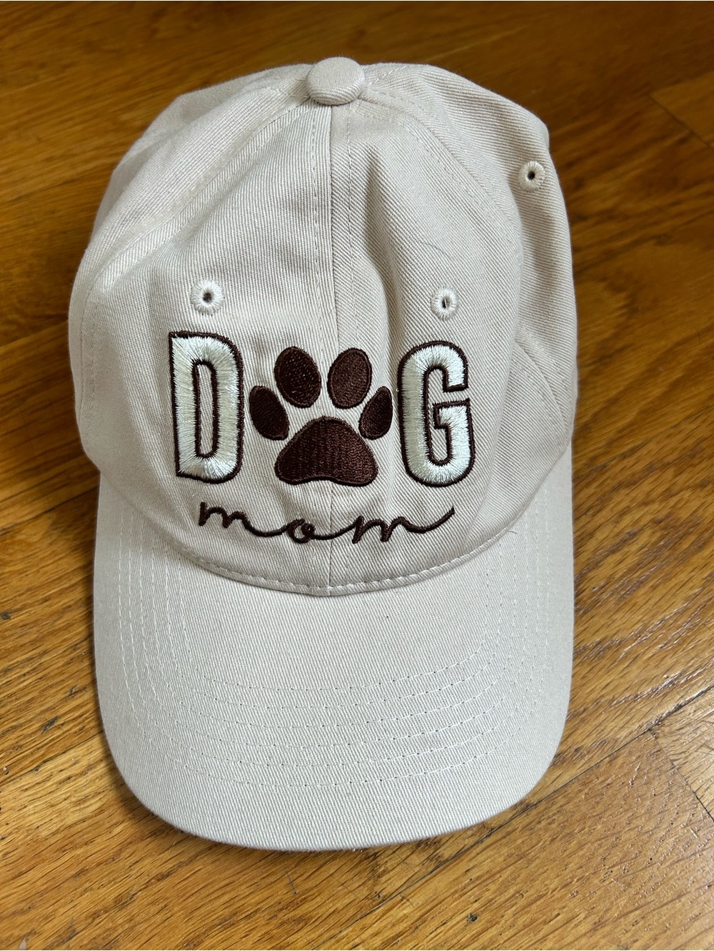 68LDRooter Beige Dog Mom Adjustable Strapback Baseball Cap Hat One Size